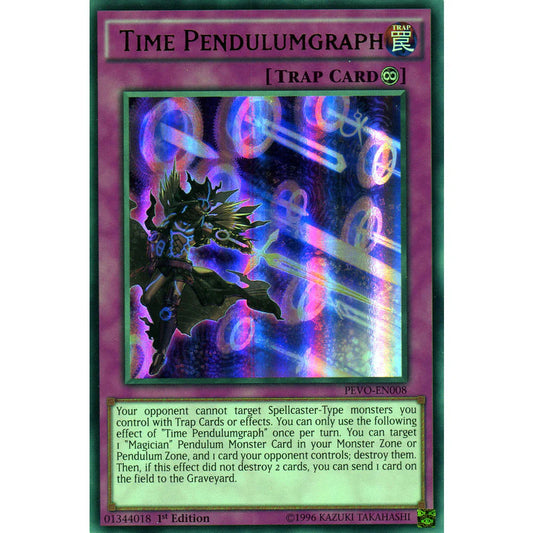 Yu-Gi-Oh! TCG Time Pendulumgraph PEVO-EN008 (1st Edition)