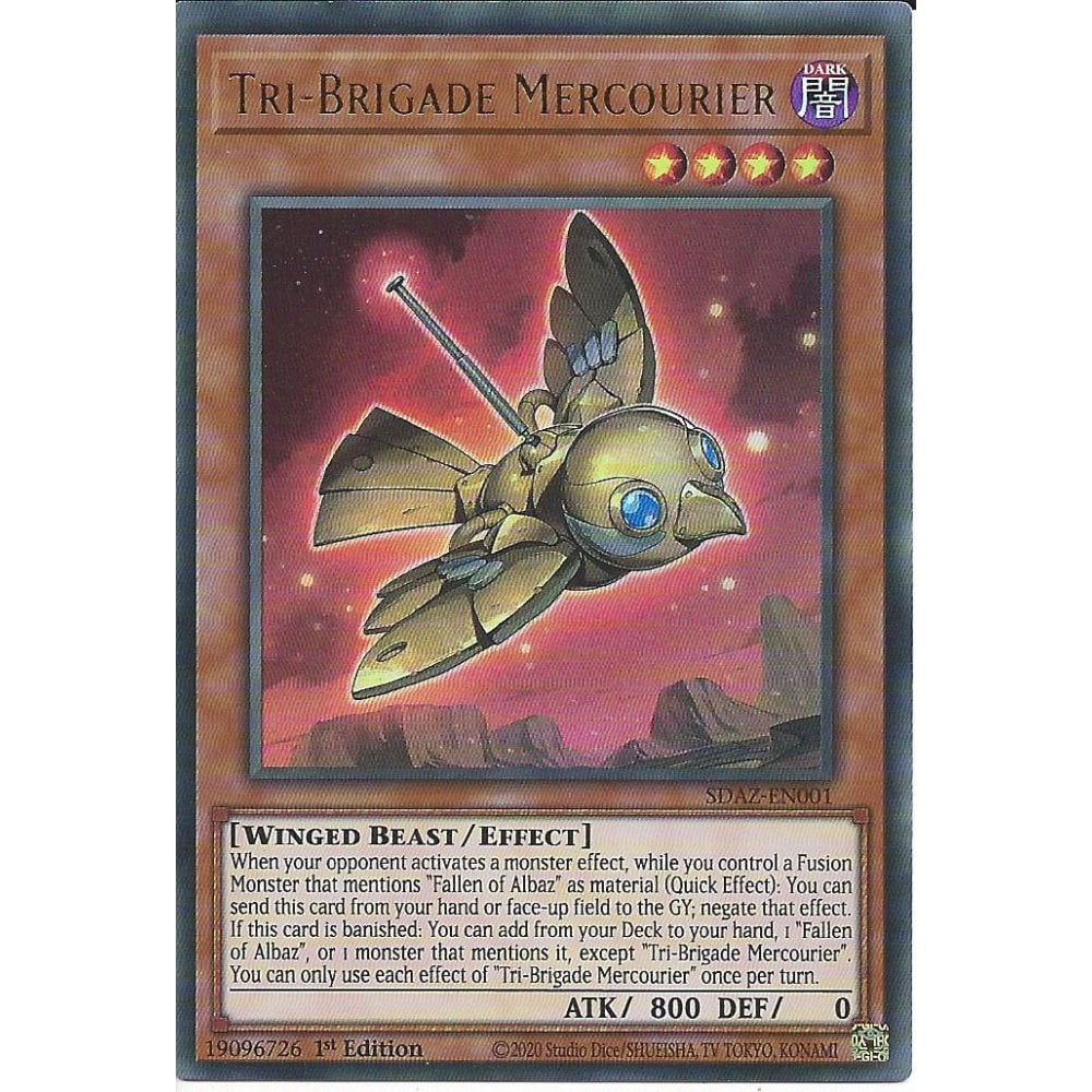 Yu-Gi-Oh! TCG Tri-Brigade Mercourier SDAZ-EN001 (1st Edition)