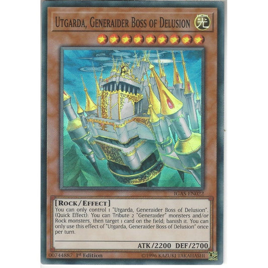 Yu-Gi-Oh! TCG Utgarda, Generaider Boss of Delusion IGAS-EN022 (1st Edition)