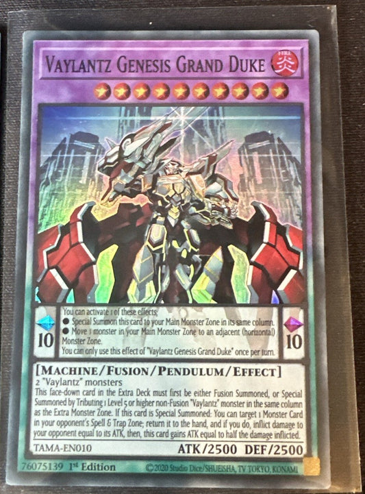 Yu-Gi-Oh! TCG Vaylantz Genesis Grand Duke TAMA-EN010 (1st Edition)