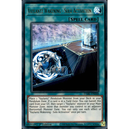 Yu-Gi-Oh! TCG Vaylantz Wakening - Solo Activation DABL-EN068 (1st Edition)