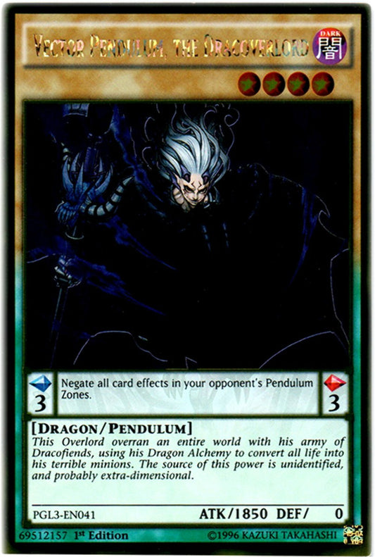 Yu-Gi-Oh! TCG Vector Pendulum, the Dracoverlord PGL3-EN041 (1st Edition)