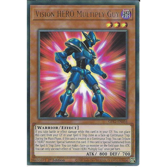 Yu-Gi-Oh! TCG Vision HERO Multiply Guy GFP2-EN056 (1st Edition)