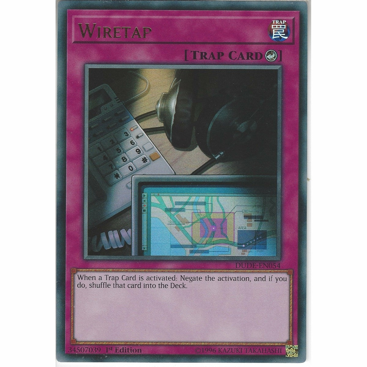 Yu-Gi-Oh! TCG Wiretap DUDE-EN054 (1st Edition)