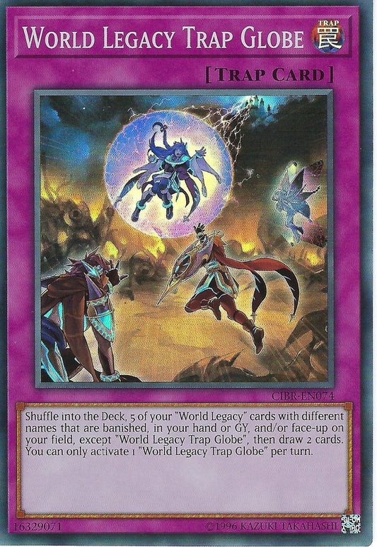 Yu-Gi-Oh! TCG World Legacy Trap Globe CIBR-EN074 (1st Edition)