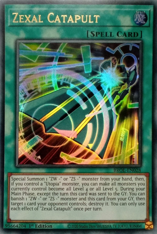Yu-Gi-Oh! TCG Zexal Catapult BROL-EN028 (1st Edition)