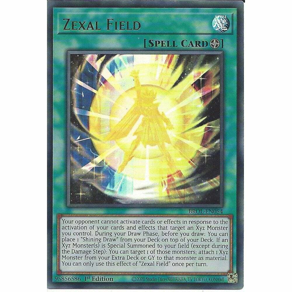 Yu-Gi-Oh! TCG Zexal Field BROL-EN054 (1st Edition)