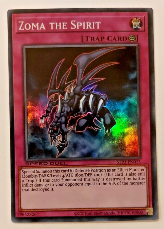 Yu-Gi-Oh! TCG Zoma the Spirit STP3-EN013 (Speed Duel)