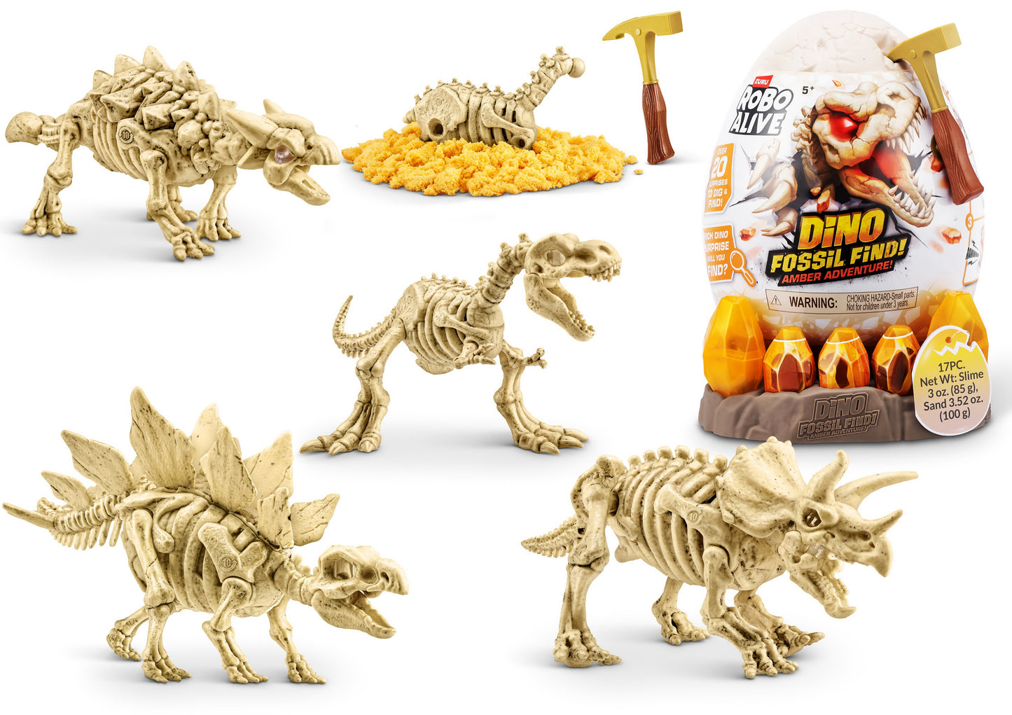 Robo Alive Fossil Find Amber Adventure S1