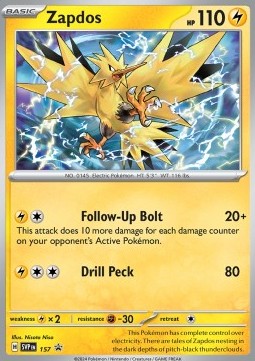 Pokemon TCG Zapdos (SVP 157)