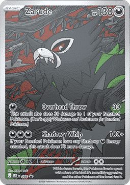 Pokemon TCG Zarude (MEP 088) Sealed with Dividers