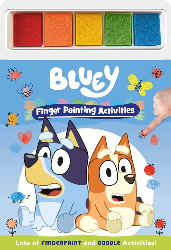 Bluey Finger Painting Book