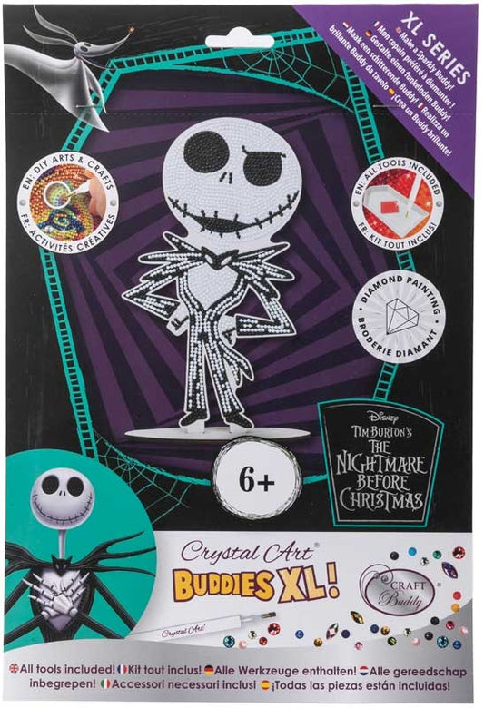 Craft Buddy Nightmare Before Christmas Jack Skellington Crystal Art XL