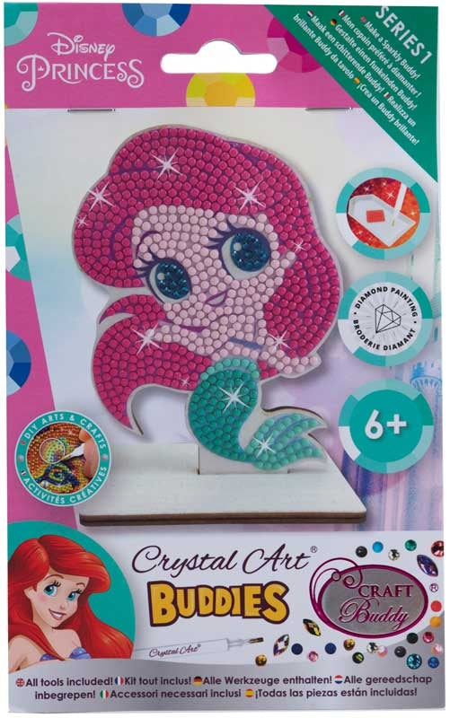 Craft Buddy Little Marmaid Ariel Crystal Art