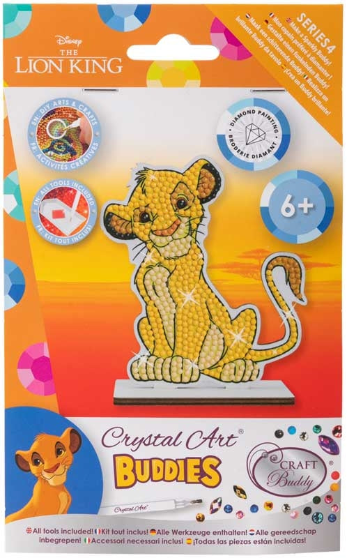 Craft Buddy The Lion King Simba Crystal Art – G3 Toys Weston