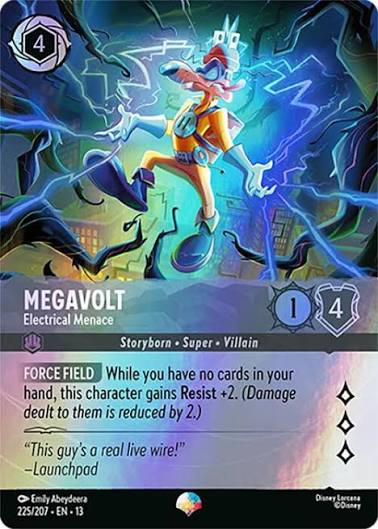 Lorcana TCG - Megavolt - Electrical Menace - Epic - 225/207