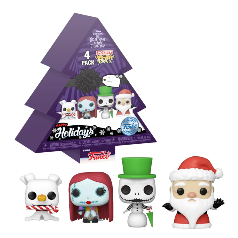 Funko Pop! Nightmare Before Christmas 4 Pack