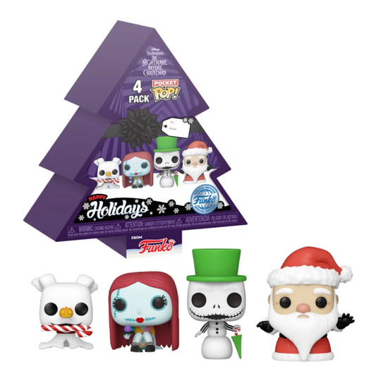 Funko Pop! Nightmare Before Christmas 4 Pack