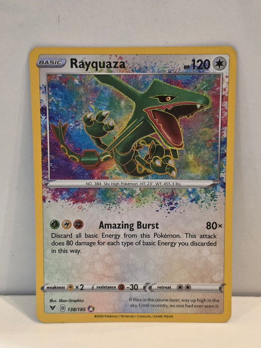 Pokemon TCG Rayquaza (VIV 138) Slight Damage