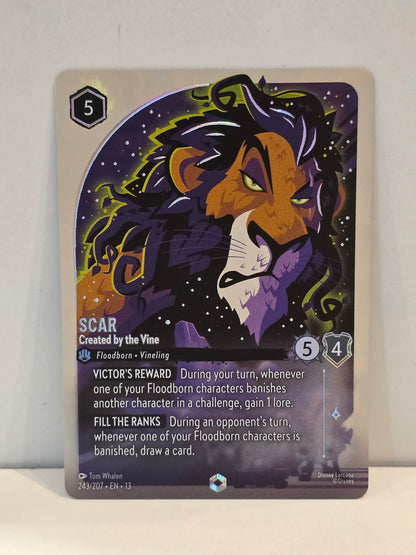 Lorcana TCG - Scar - Created by the Vine - Enchanted 243/204