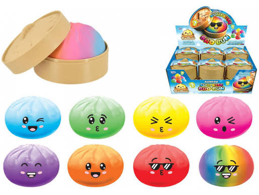 Rainbow Squishy Bao Bun