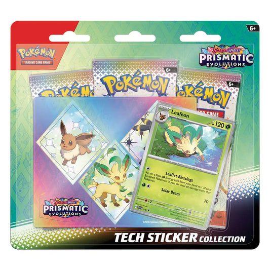 Pokémon TCG Prismatic Evolutions - Sticker Collection - Leafeon