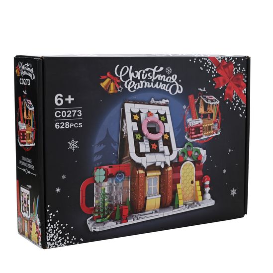 Toy Shop Gingerbread House Brick Building Set