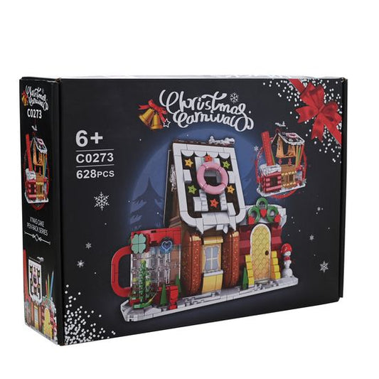 Toy Shop Gingerbread House Brick Building Set