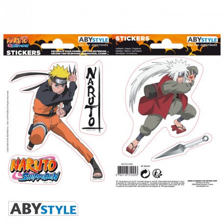 Naruto Shippuden - Stickers - 16x11cm/ 2 sheets - Naruto/ Jiraiya x5