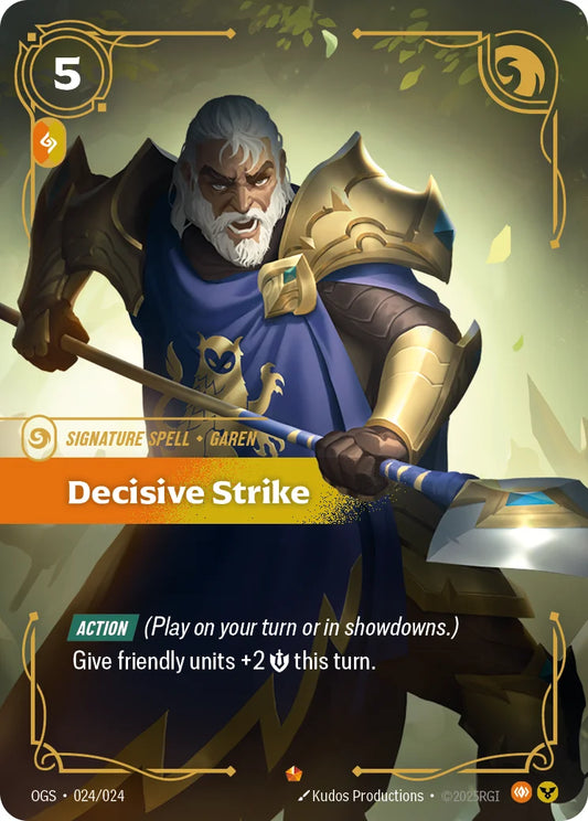 Riftbound - Decisive Strike (OGS 024/024) [Foil Promo]