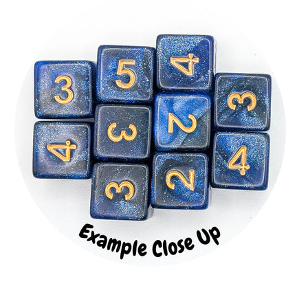 Galaxy D6 Dice Collection (16mm)