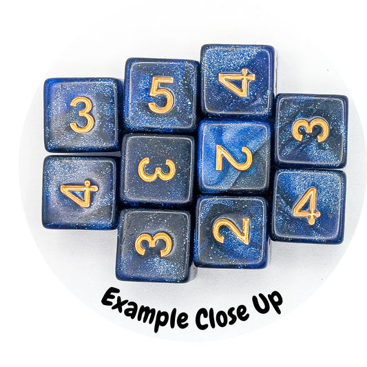 Galaxy D6 Dice Collection (16mm)