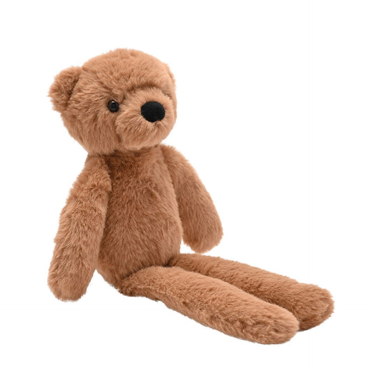 Hampton the Plush Long Leg Dark Brown Teddy Bear 30 cm