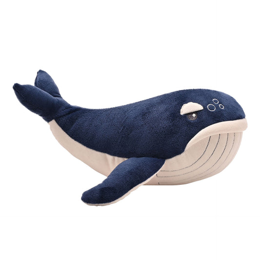 Wilfred the Plush Dark Blue Whale 28 cm