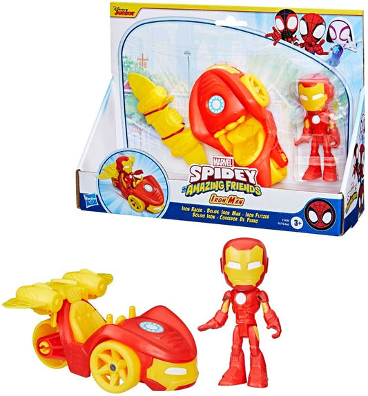 Spidey And Friends Vehicle Playset Iron Man