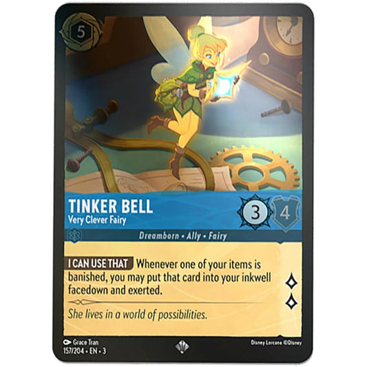 Lorcana TCG - Stitch & Tinkerbell - Holo Sealed Set (Standard Size)