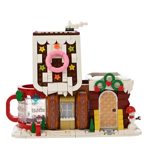 Toy Shop Gingerbread House Brick Building Set